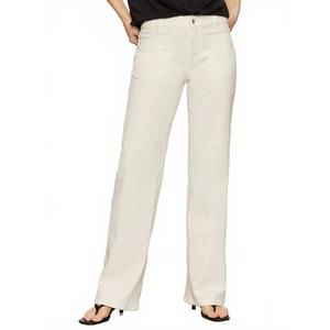 NEW SANCTUARY marine full length pant in bleached white